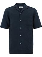 Ports 1961 Shortsleeved Button Shirt - Blue