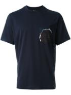 Ps By Paul Smith Rose Pocket Print T-shirt, Men's, Size: Xl, Blue, Cotton