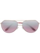 Dolce & Gabbana Eyewear Aviator Sunglasses - Metallic