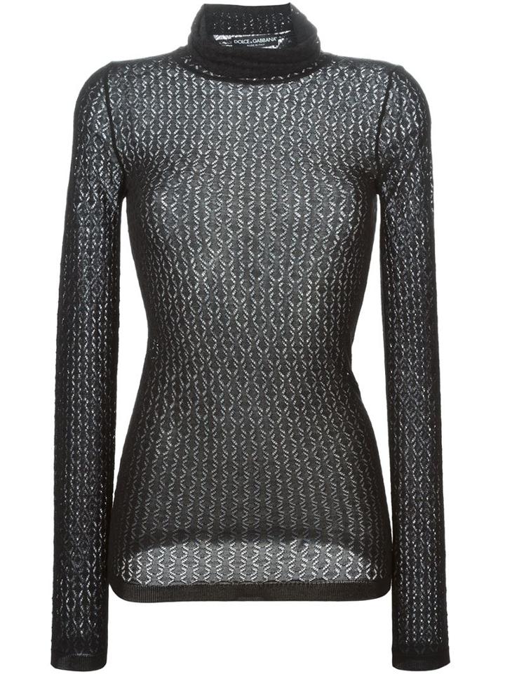 Dolce & Gabbana Lace Knit Sweater