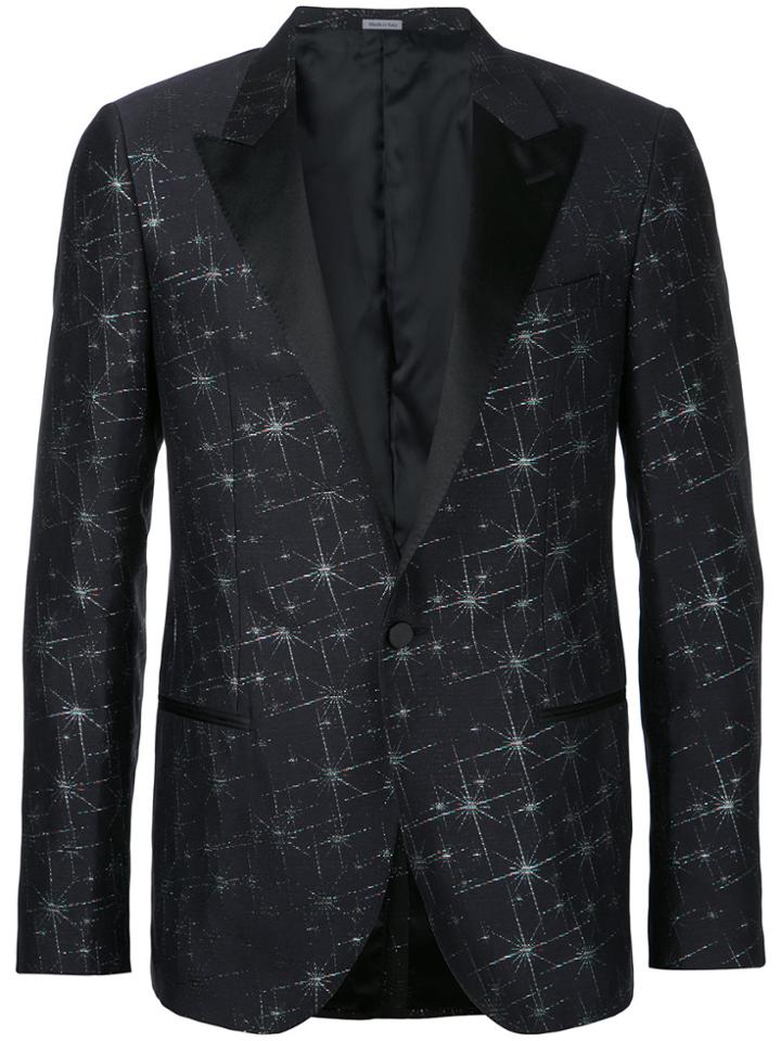 Lanvin Lurex Embroidered Tuxedo Jacket - Black