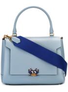 Anya Hindmarch Space Invaders 'bathurst' Tote, Women's, Blue