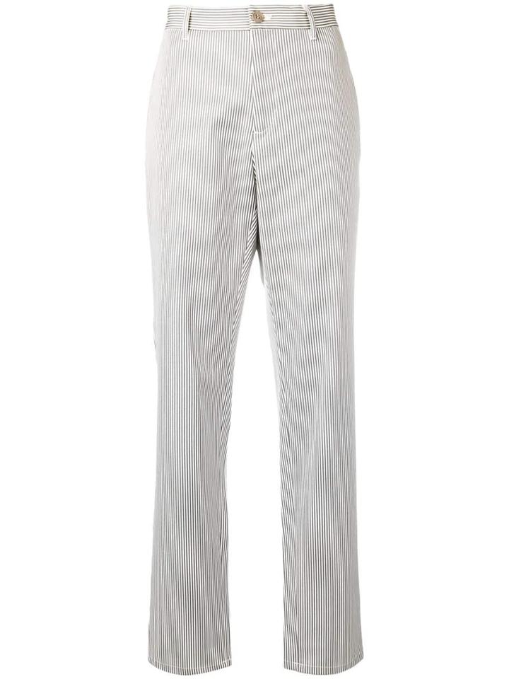 A.p.c. Striped Chinos - Grey