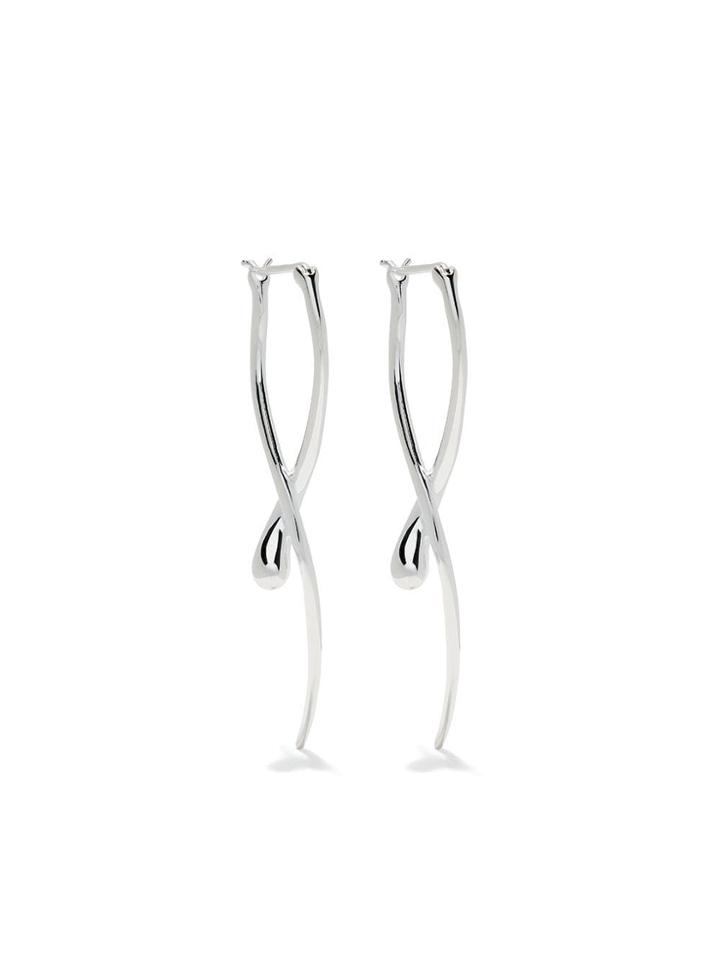 Georg Jensen Mercy Long Earrings - Silver