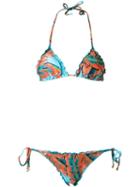 Sub Printed Bikini Set, Women's, Size: Medium, Polyester/polyamide