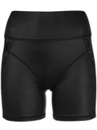 Kiki De Montparnasse Lace-detail Biker Shorts - Black