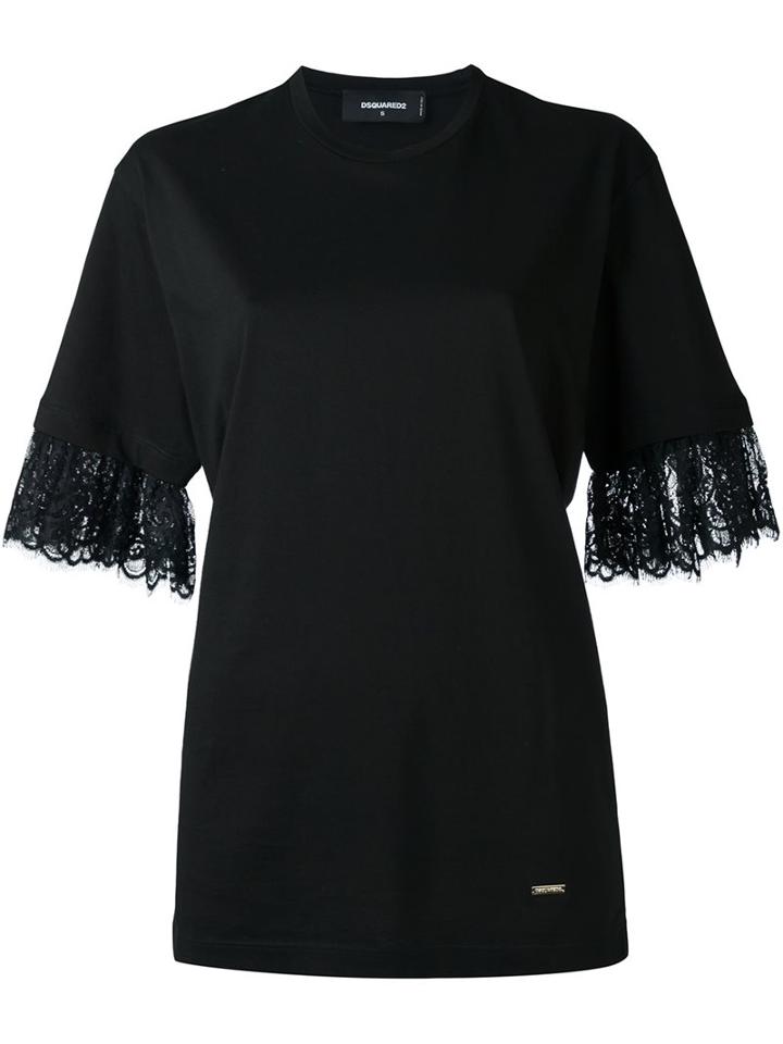 Dsquared2 Lace Cuffs T-shirt