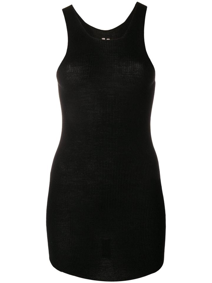 Rick Owens Knitted Tank Top - Black