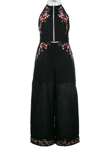 Zimmermann 'sakura' Embroidered Jumpsuit
