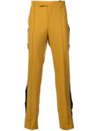 Yang Li Tailored Skinny Trousers - Yellow & Orange