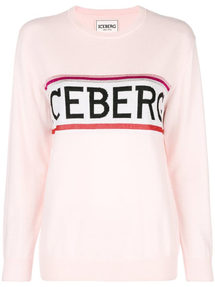 Iceberg Logo Jumper - Pink