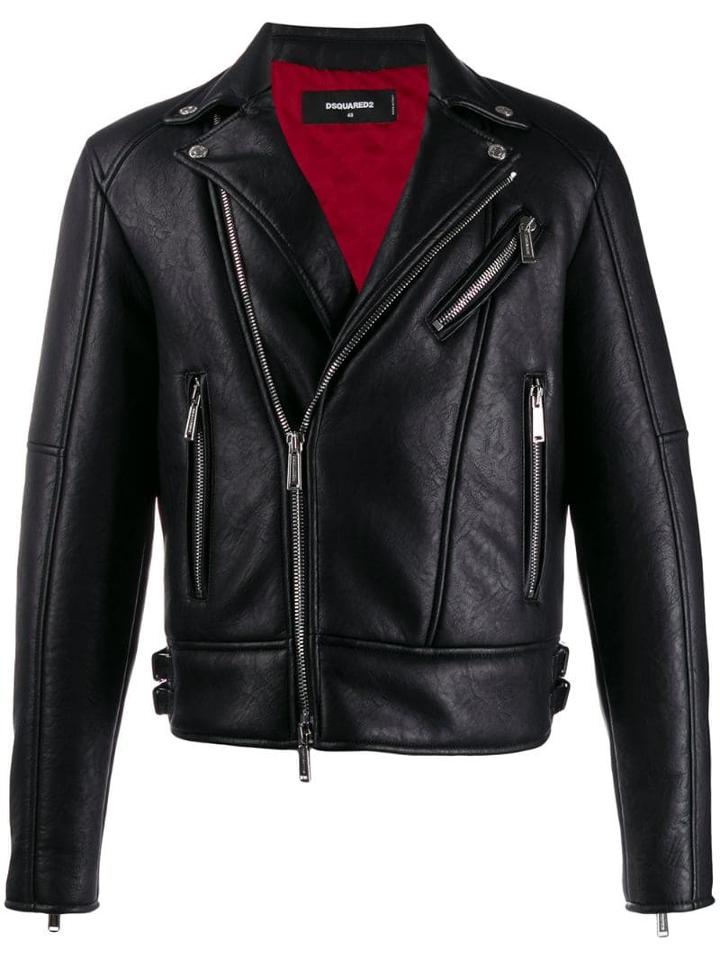 Dsquared2 Zip-up Bomber Jacket - Black