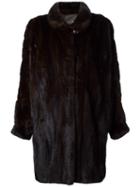 Fendi Vintage Mink Fur Coat, Women's, Size: 44, Brown