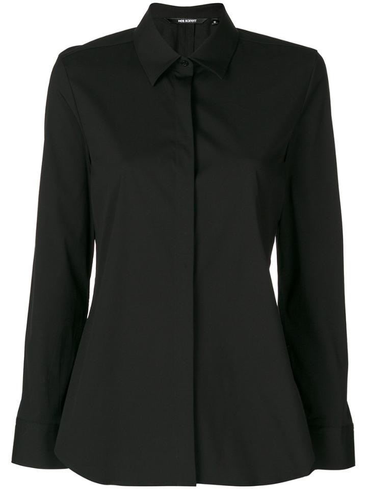 Neil Barrett Rear Slit Shirt - Black