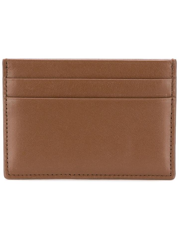 Common Projects Logo Cardholder Wallet - Brown