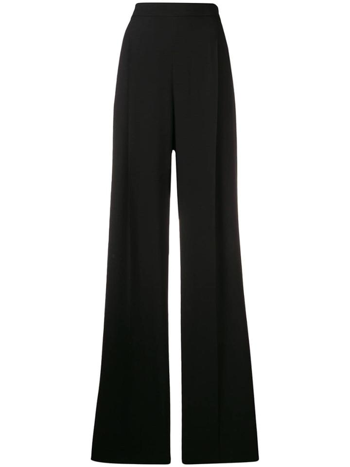 Max Mara Stretch Palazzo Trousers - Black