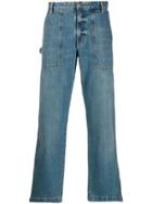 Acne Studios Casual Work Trousers - Blue