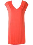 Lygia & Nanny V Neck Dress, Women's, Size: 46, Yellow/orange, Cotton/spandex/elastane