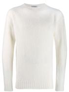 Officine Generale Long-sleeve Fitted Sweater - White
