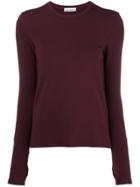 Paco Rabanne Logo Long Sleeve T-shirt - Red