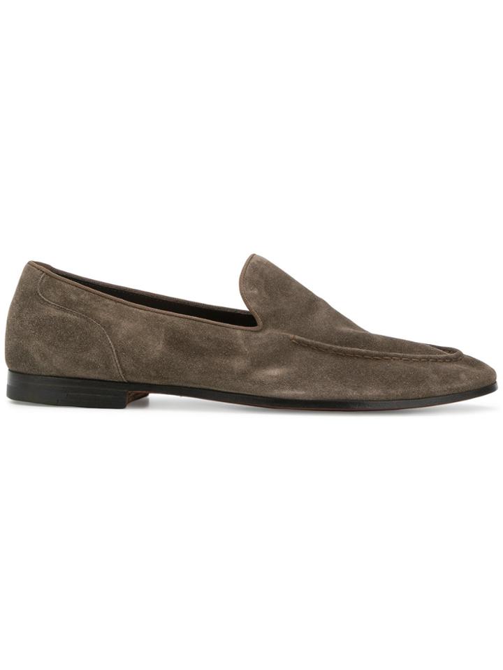 Alberto Fasciani Classic Loafers - Brown