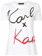 Karl Lagerfeld Karl X Kaia T-shirt - White