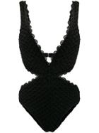 Missoni Mare Lace One-piece Swimsuit - Black