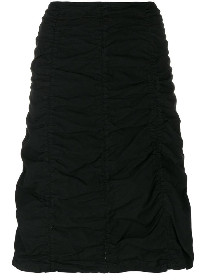 Romeo Gigli Vintage Gathered Short Skirt - Black