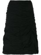 Romeo Gigli Vintage Gathered Short Skirt - Black