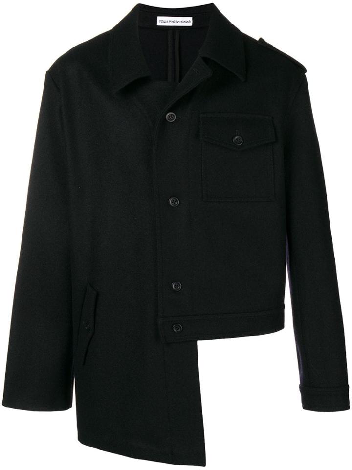 Gosha Rubchinskiy Asymmetric Style Jacket - Blue
