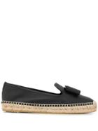 Salvatore Ferragamo Sannio Espadrilles - Black