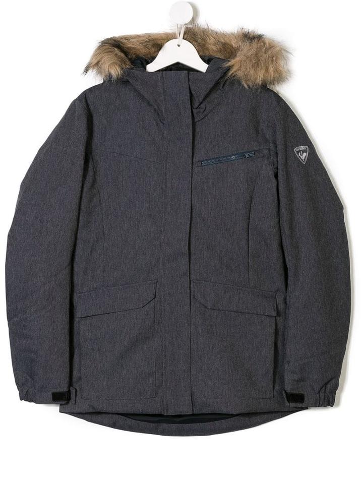 Rossignol Kids Teen Reversible Parka Jacket - Grey