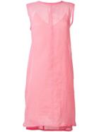 Maison Rabih Kayrouz Sleeveless Sheer Dress - Pink