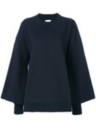 Maison Margiela - Oversized Long Sleeve Sweatshirt - Women - Cotton - L, Blue, Cotton
