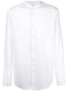 John Varvatos Band Collar Shirt, Men's, Size: Xl, White, Cotton