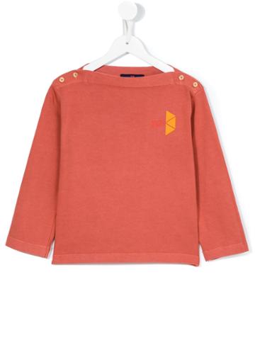The Animals Observatory - Printed Sweatshirt - Kids - Cotton - 10 Yrs, Yellow/orange
