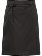 Prada Wrap Skirt - Black