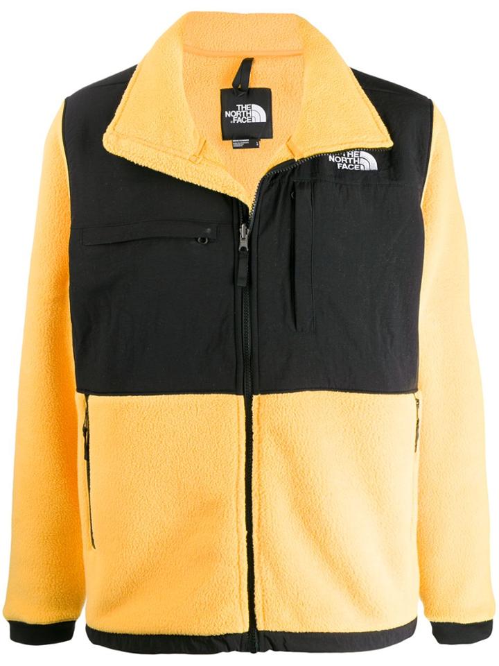 The North Face Teddy Fleeced Zip-up Sweatshirt - Yellow