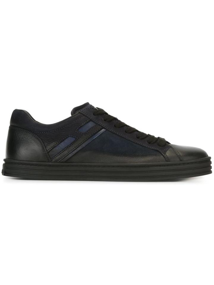 Hogan Rebel Panelled Low Top Sneakers