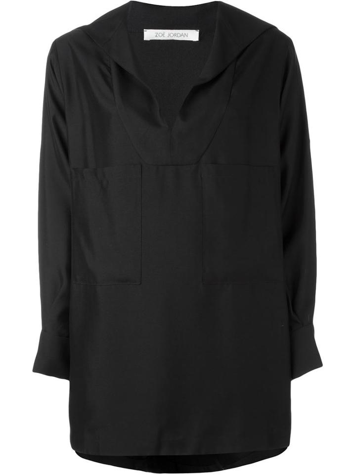 Zoe Jordan 'remora' Shirt, Women's, Size: 8, Black, Sisal