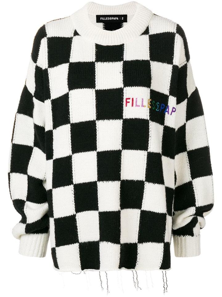 Filles A Papa Oversized Jumper - Black