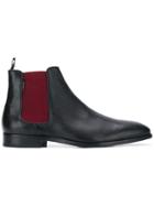 Ps By Paul Smith Contrast Side Panel Boots - Black
