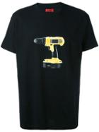 424 Fairfax - Drill-design T-shirt - Men - Cotton - Xl, Black, Cotton