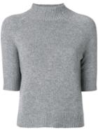 Theory - Knitted Top - Women - Cashmere - S, Grey, Cashmere