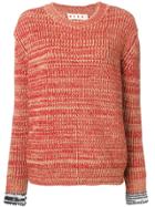 Marni Boxy Crewneck Sweater - Nude & Neutrals