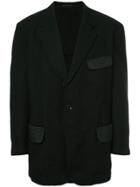 Yohji Yamamoto Vintage Front Flap Pockets Blazer - Black