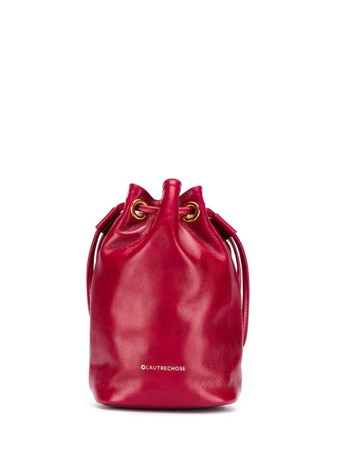 L'autre Chose Classic Bucket Bag - Red