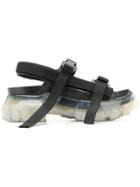 Rick Owens Tractor Platform Sandals - Black