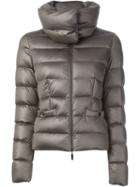 Moncler 'meillon' Jacket, Size: 3, Grey, Feather Down/polyester