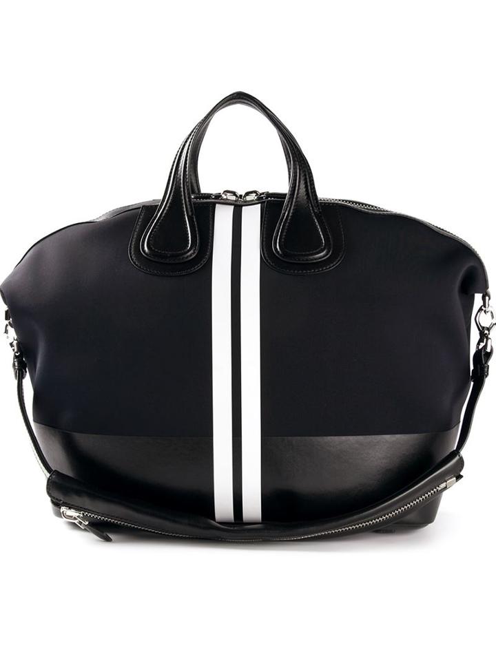 Givenchy Large Nightingale Tote, Men's, Black, Neoprene/leather
